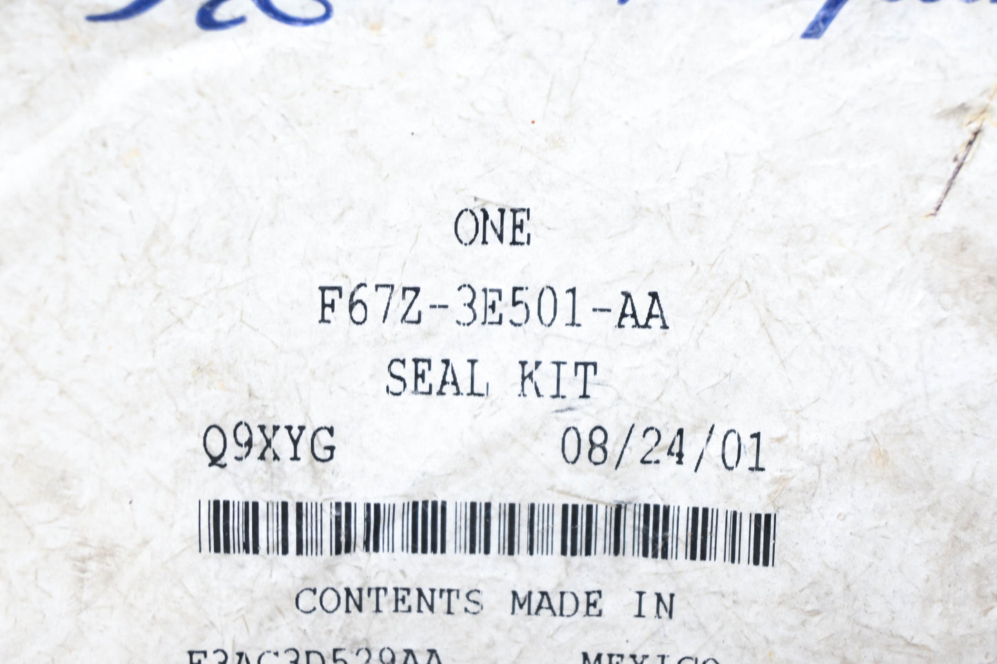 New OEM Ford F67Z-3E501-AA Steering Gear Sector Shaft Seal Kit NOS