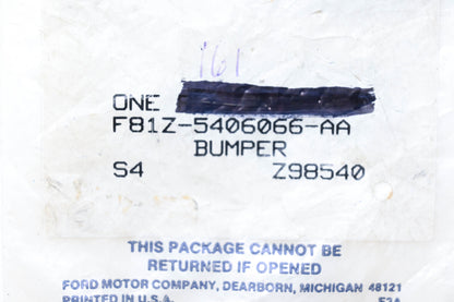 New OEM Ford F81Z-5406066-AA Glove Compartment Latch Bumper NOS