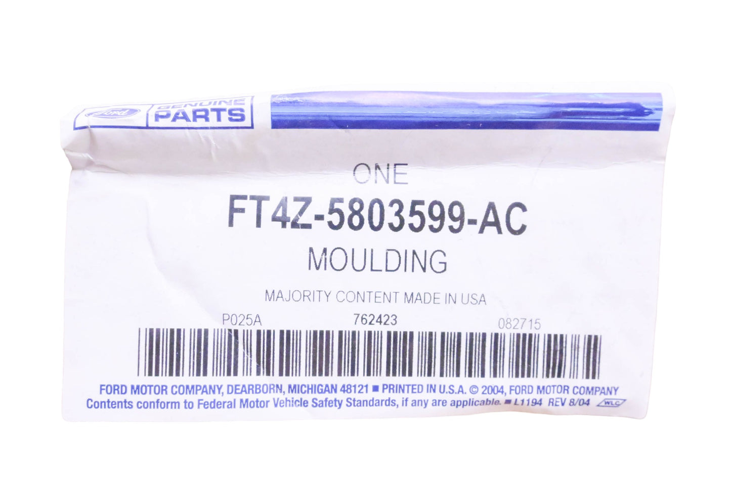 New OEM Ford FT4Z-5803599-AC, FT4B-R03199-AG3AM1 Left Pillar Arm Trim NOS
