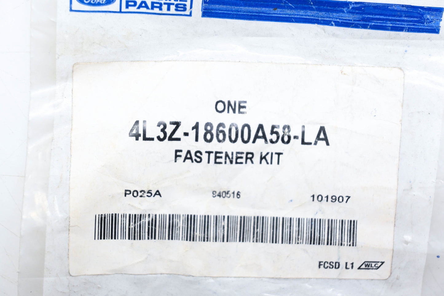 New OEM Ford 4L3Z-18600A58-LA Seat Fastener Kit NOS