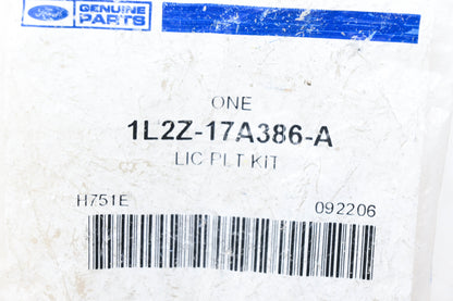 New OEM Ford 1L2Z-17A386-A License Plate Kit NOS
