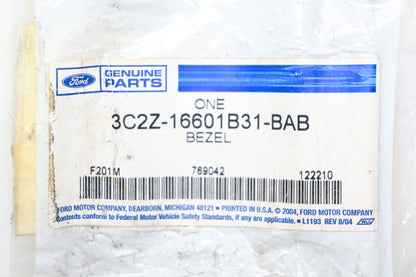 New OEM Ford 3C2Z-16601B31-BAB, F7UB-16601B31-ABW Drivers Side Bezel NOS