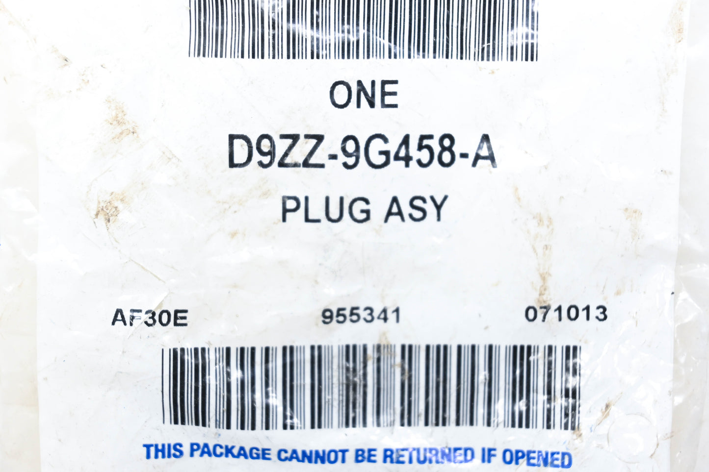 New OEM Ford D9ZZ-9G458-A Plug Assembly NOS