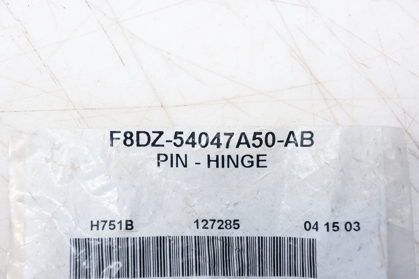 New OEM Ford F8DZ-54047A50-AB Hinge Pin NOS