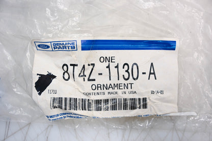 New OEM Ford 8T4Z-1130-A Chrome Wheel Center Cover NOS