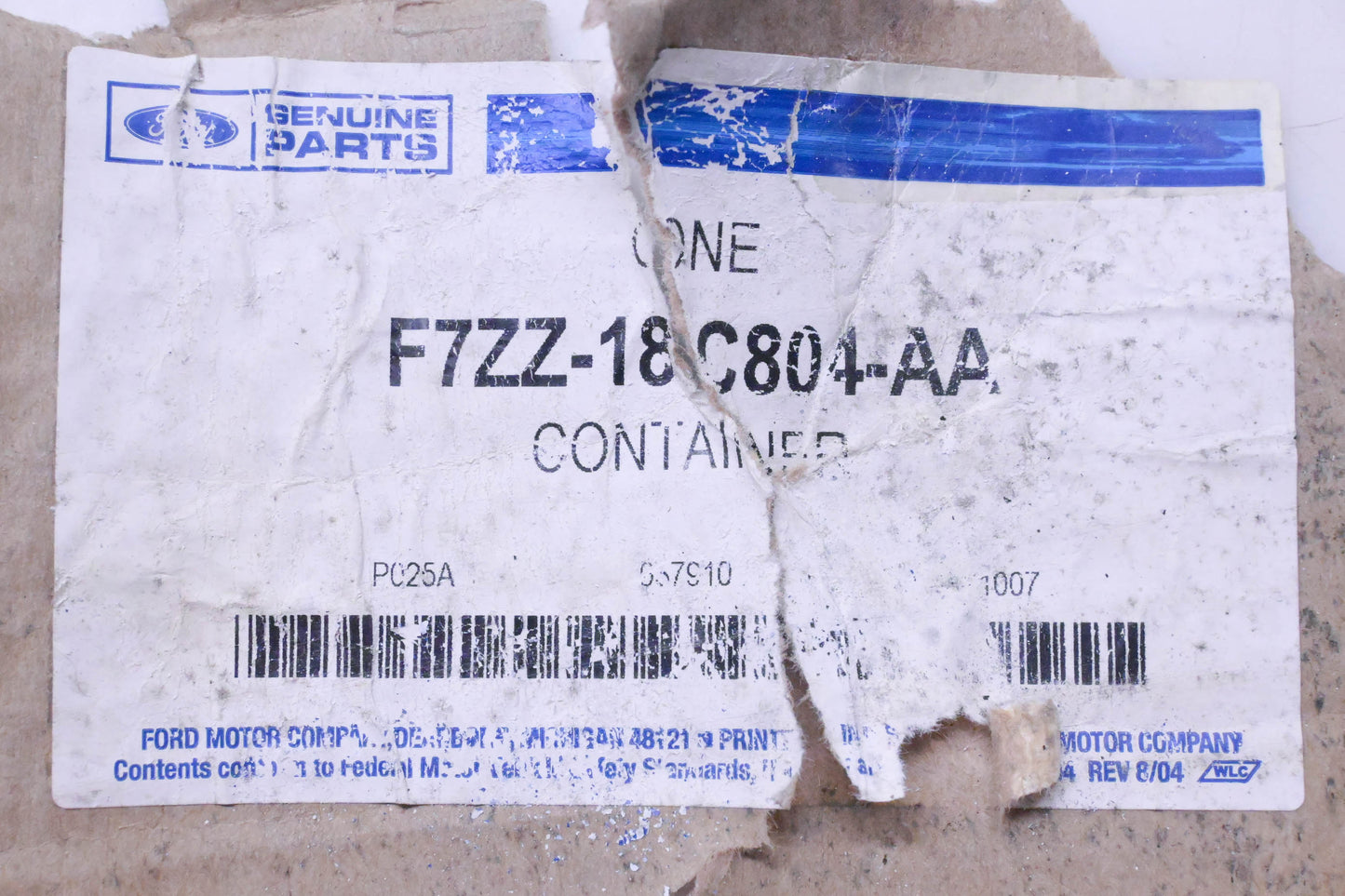 New OEM Ford F7ZZ-18C804-AA Speaker Container NOS