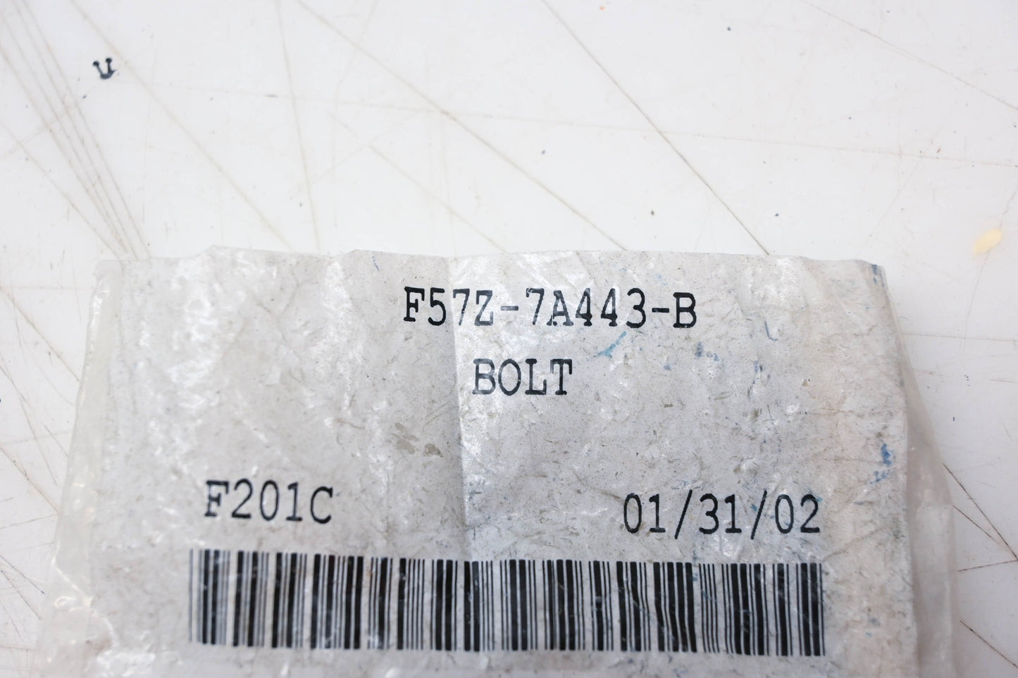 New OEM Ford F57Z-7A443-B Bolt NOS