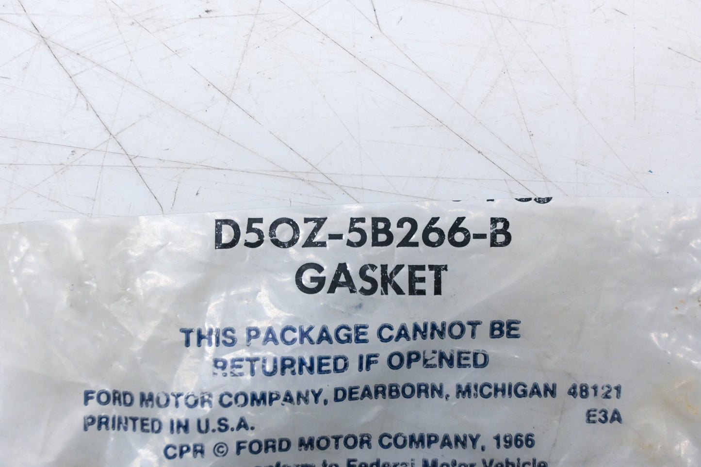 New OEM Ford D5OZ-5B266-B Catalytic Converter Gasket NOS