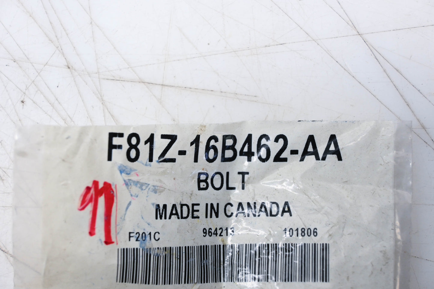 New OEM Ford F81Z-16B462-AA Bolt NOS