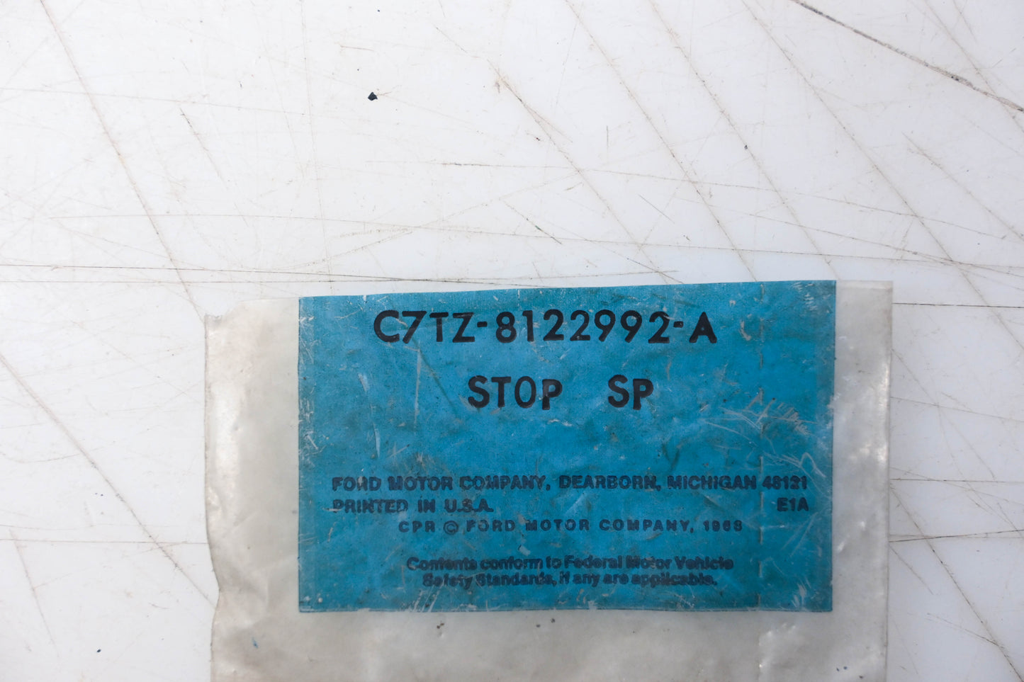 New OEM Ford C7TZ-8122992-A Front Door Window Stop NOS