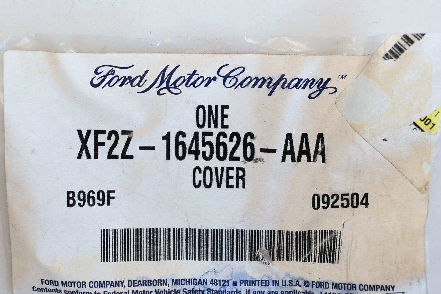 New OEM Ford XF2Z-1645626-AAA, XF22-1645400-AFW 99-03 Ford Windstar Jack Storage Cover Panel NOS