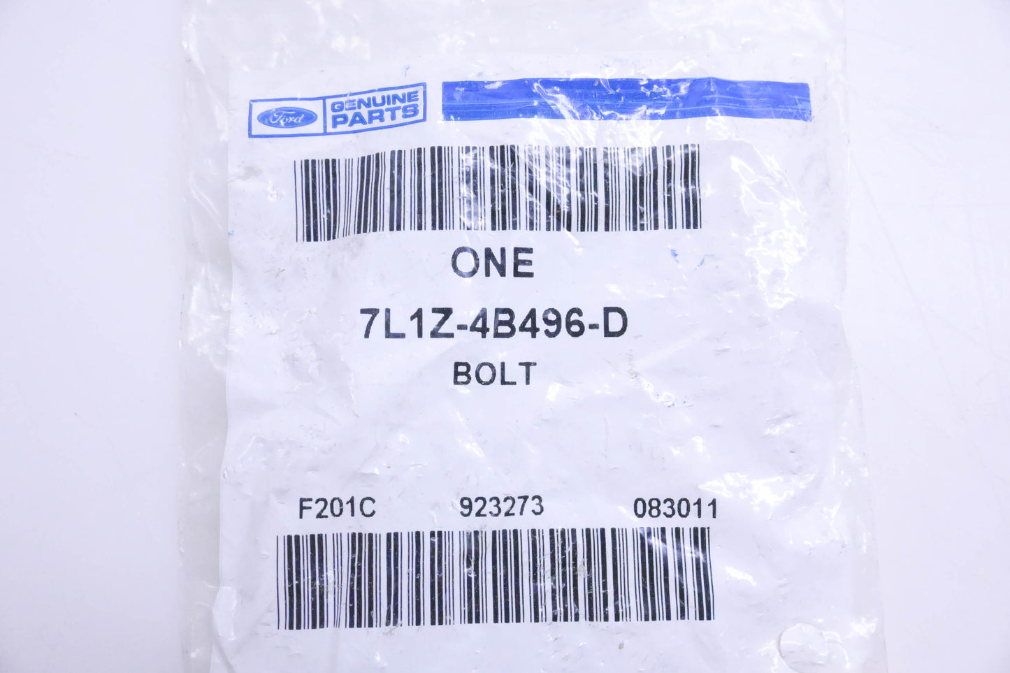 New OEM Ford 7L1Z-4B496-D Bolt NOS