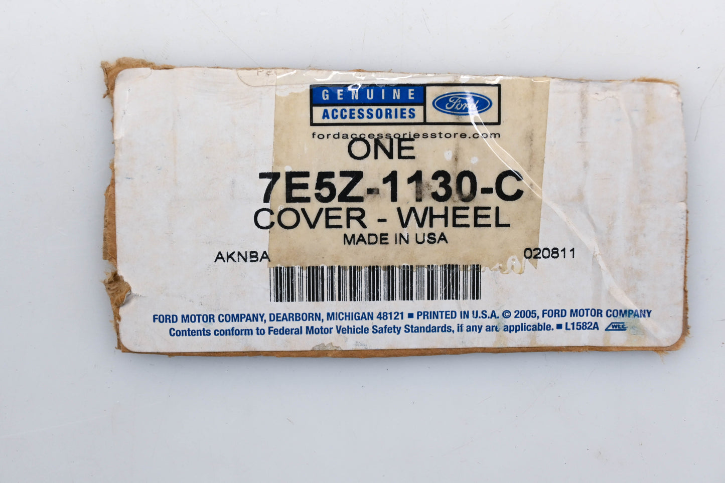 New OEM Ford 7E5Z-1130-C, 3L24-1A096-AA, 3F23-1A096-DC Gloss Black Wheel Center Cap NOS
