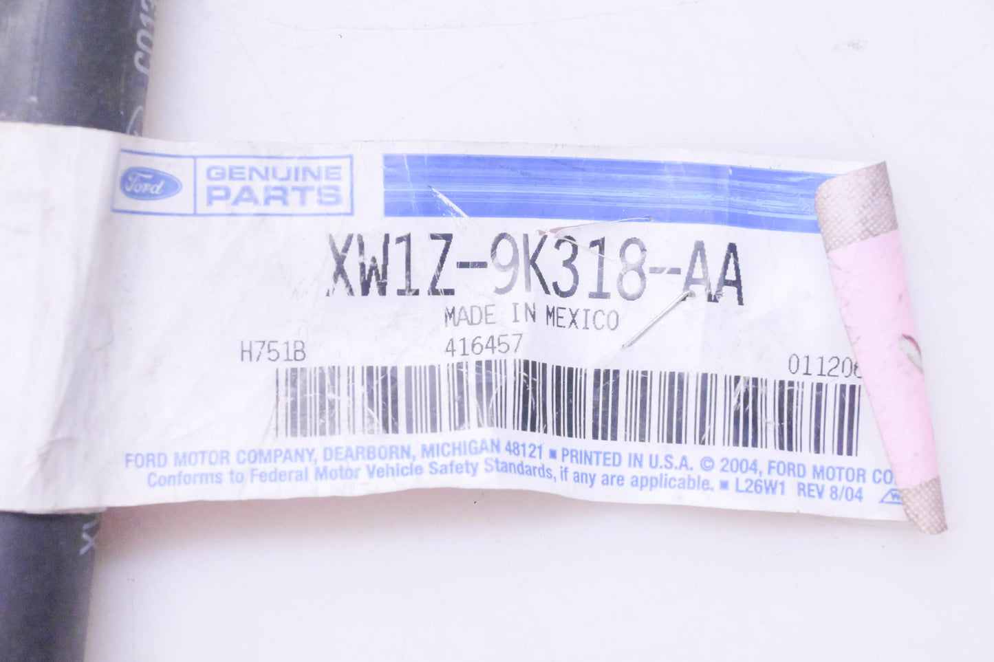 New OEM Ford XW1Z-9K318-AA, XW1U-9K318-AB, C013A Fuel Vapor Tube NOS