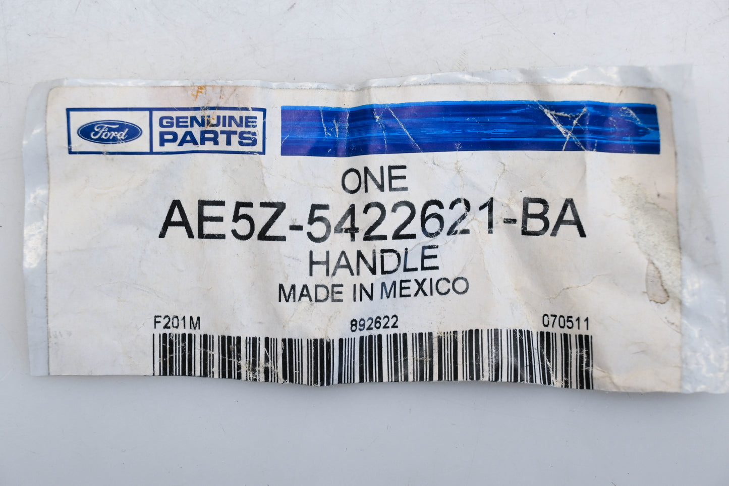 New OEM Ford AE5Z-5422621-BA, 6E53-54266A61-ABW Left Interior Door Handle Bezel NOS