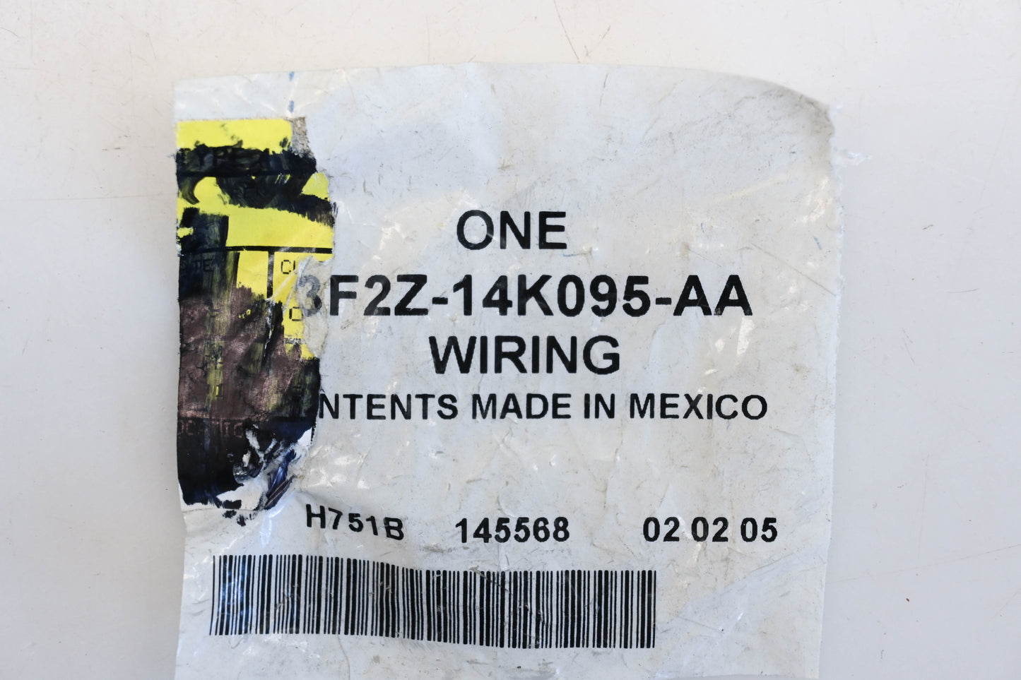 New OEM Ford 3F2Z-14K095-AA, 3F2T-14K095-AC Wiring Assembly NOS