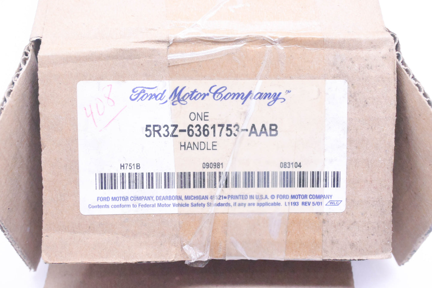 New OEM Ford 5R3Z-6361753-AAB Camel Driver Seat Lumbar Handle NOS