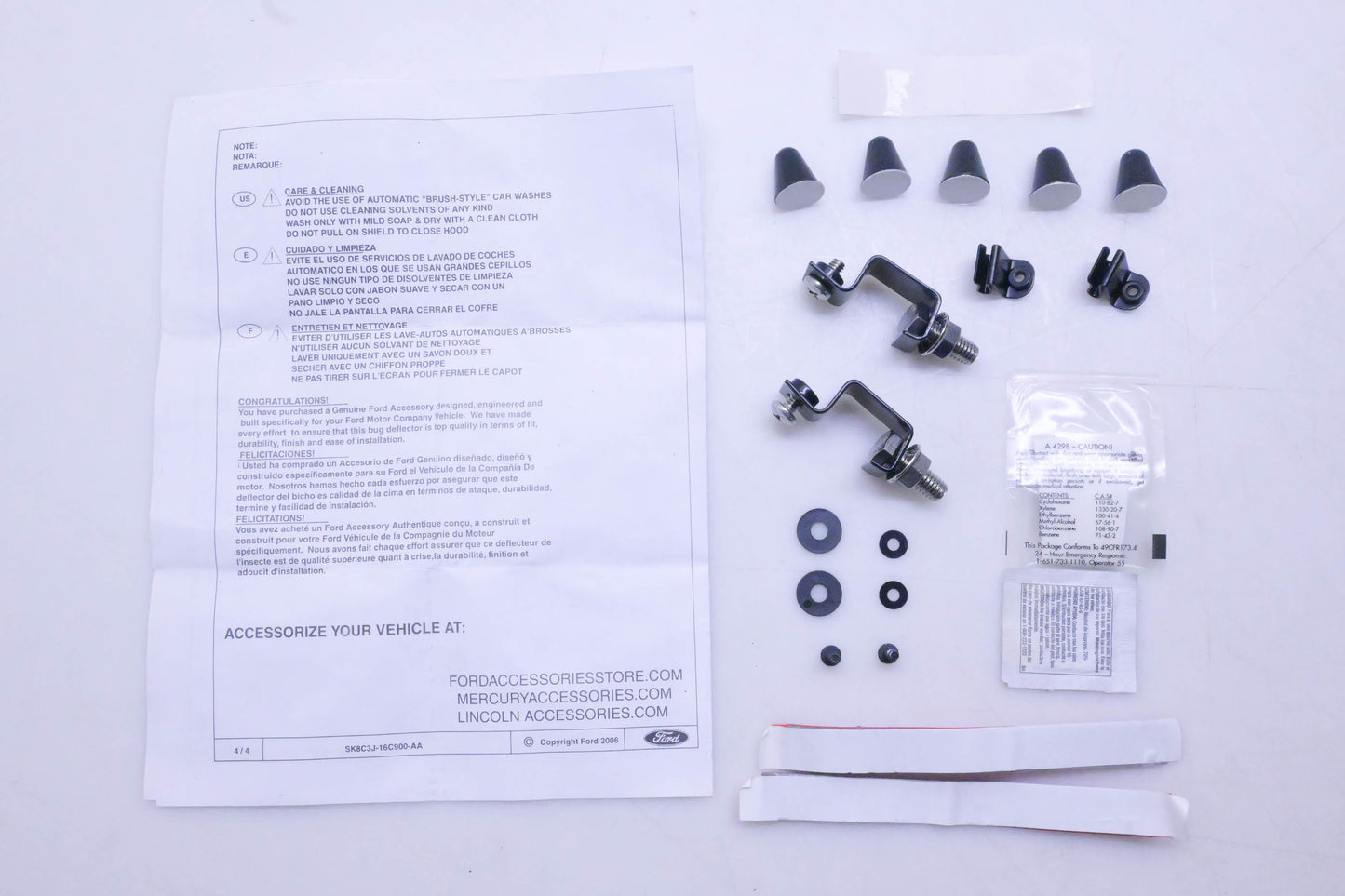 New OEM Ford 45-9541 2008 Super Duty Deflector Hardware Kit NOS