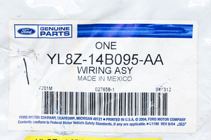 New OEM Ford YL8Z-14B095-AA Dashboard Wire Harness Jumper NOS