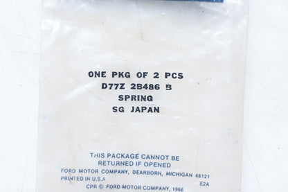 New OEM Ford D77Z-2B486-B Caliper Support Springs Qty 2 NOS