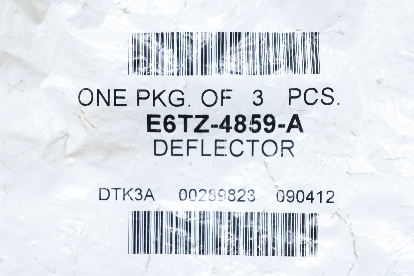 New OEM Ford E6TZ-4859-A Rear Differential Deflector NOS