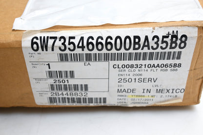 New OEM Ford 6W735466600BA35B8, 6W73-5466600-BA Rear Seat Back Cover Assembly NOS