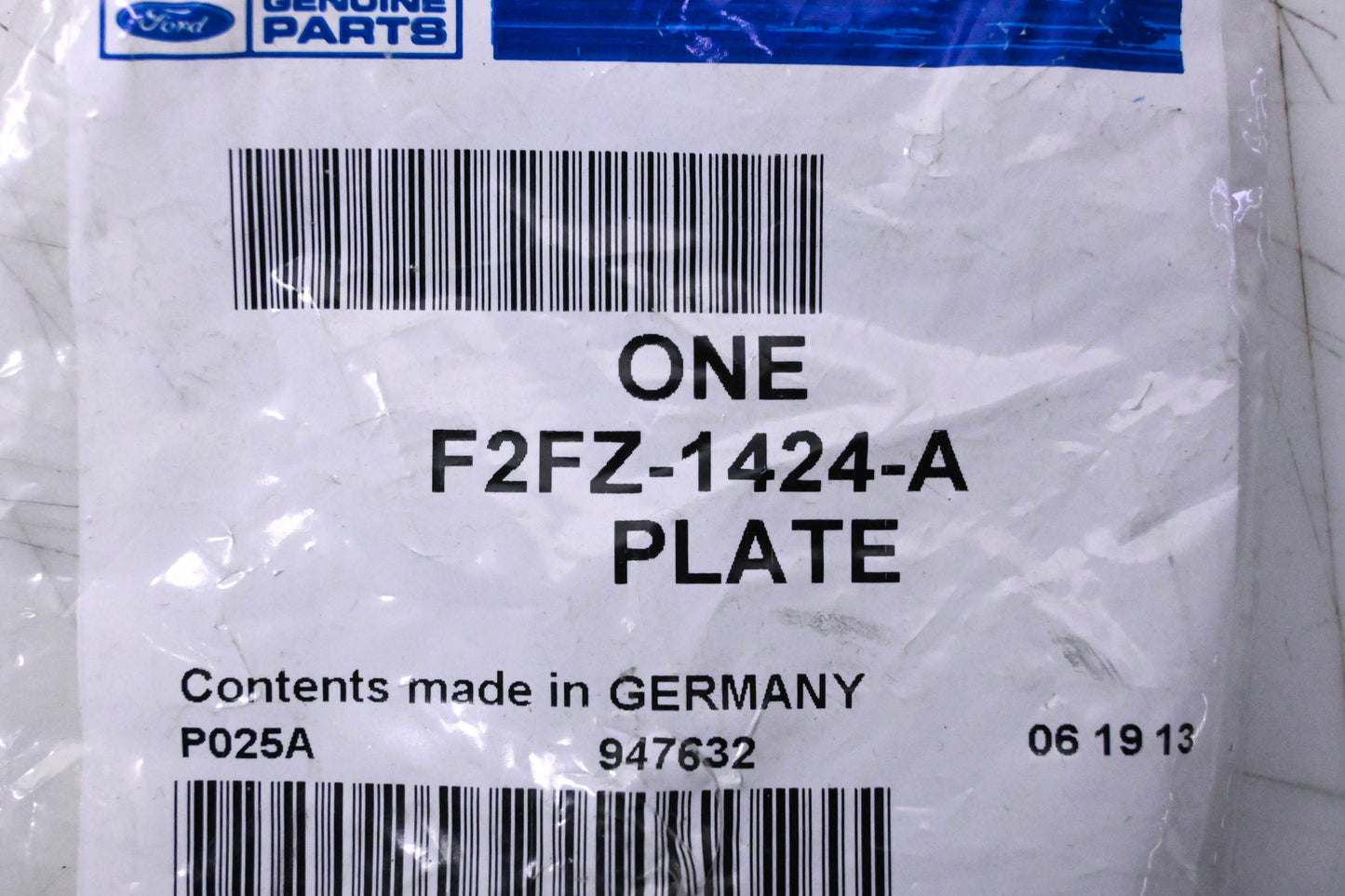 New OEM Ford F2FZ-1424-A Spare Wheel Carrier Mount Plate NOS