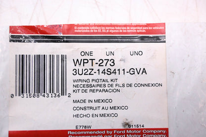 New OEM Motorcraft WPT-273, 3U2Z-14S411-GVA Wiring Kit NOS