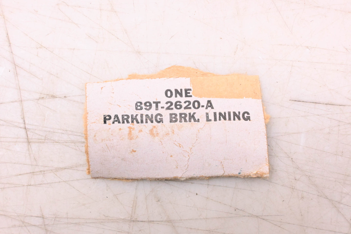 New OEM Ford B9T-2620-A Parking Brake Lining NOS
