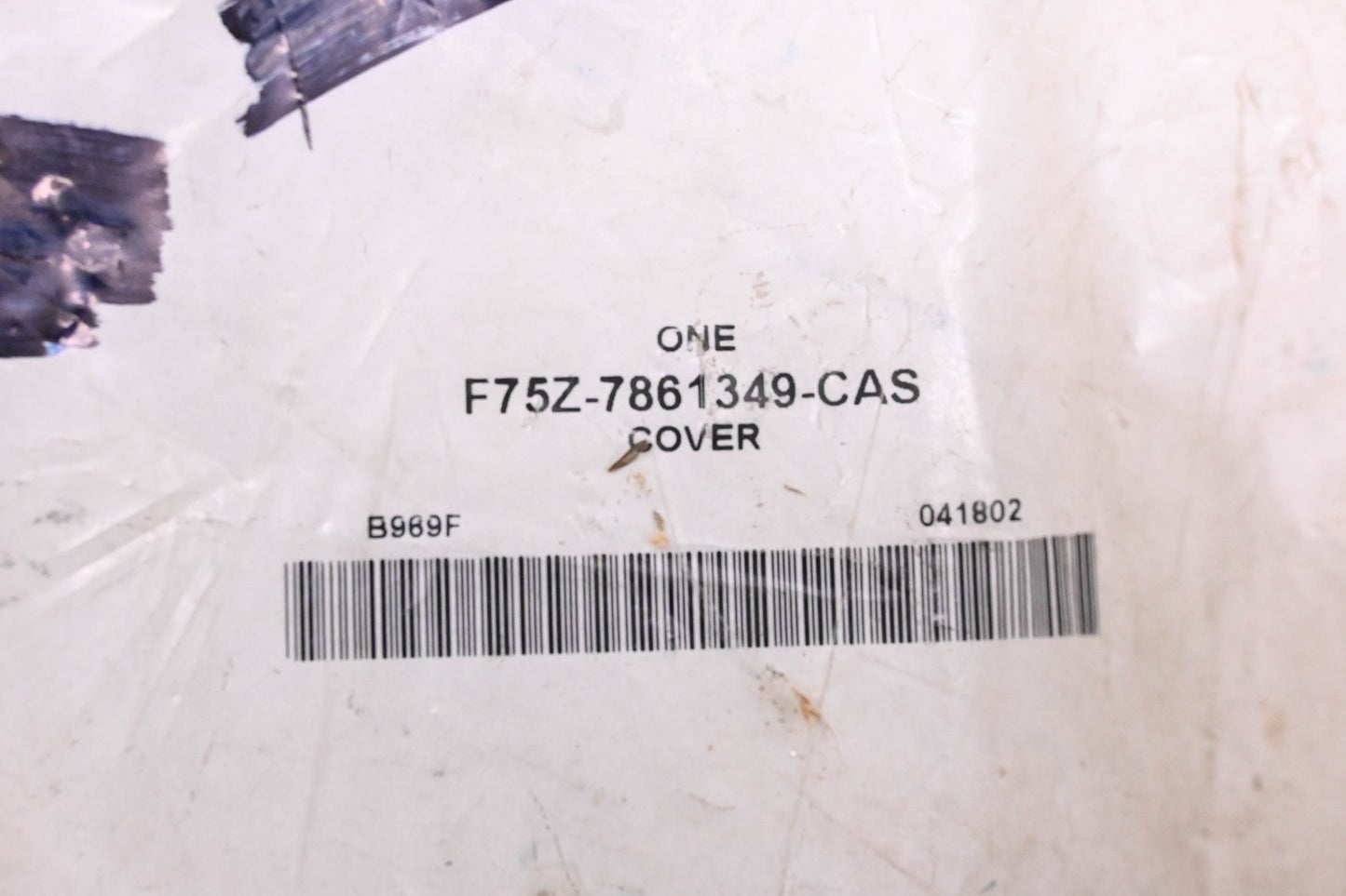 New OEM Ford F75Z-7861349-CAS, F75Z-7861349-CA Seat back Latch Cover Assembly Kit NOS