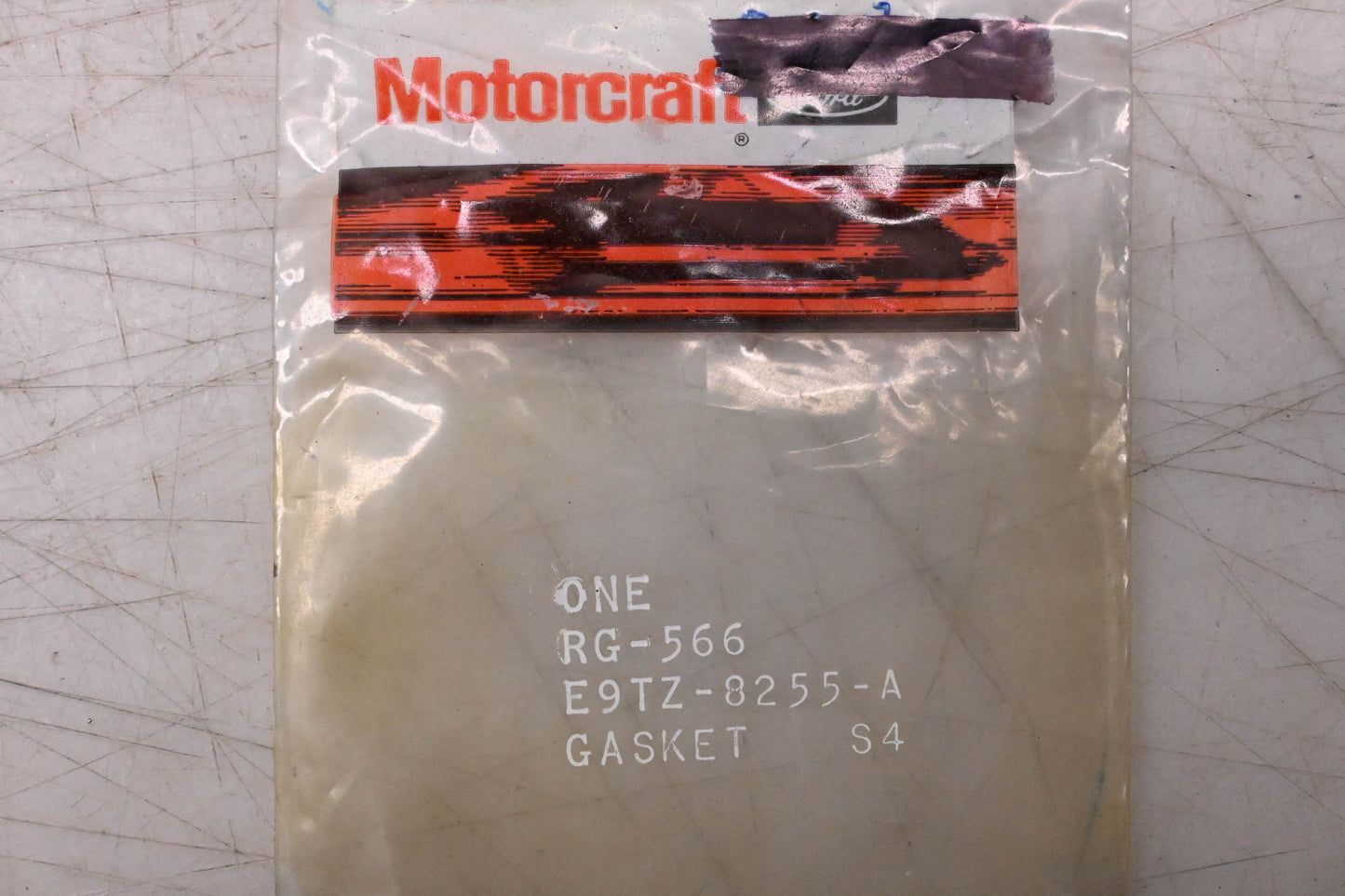 New OEM Motorcraft RG-566, E9TZ-8255-A Engine Coolant Thermostat Housing Gasket NOS