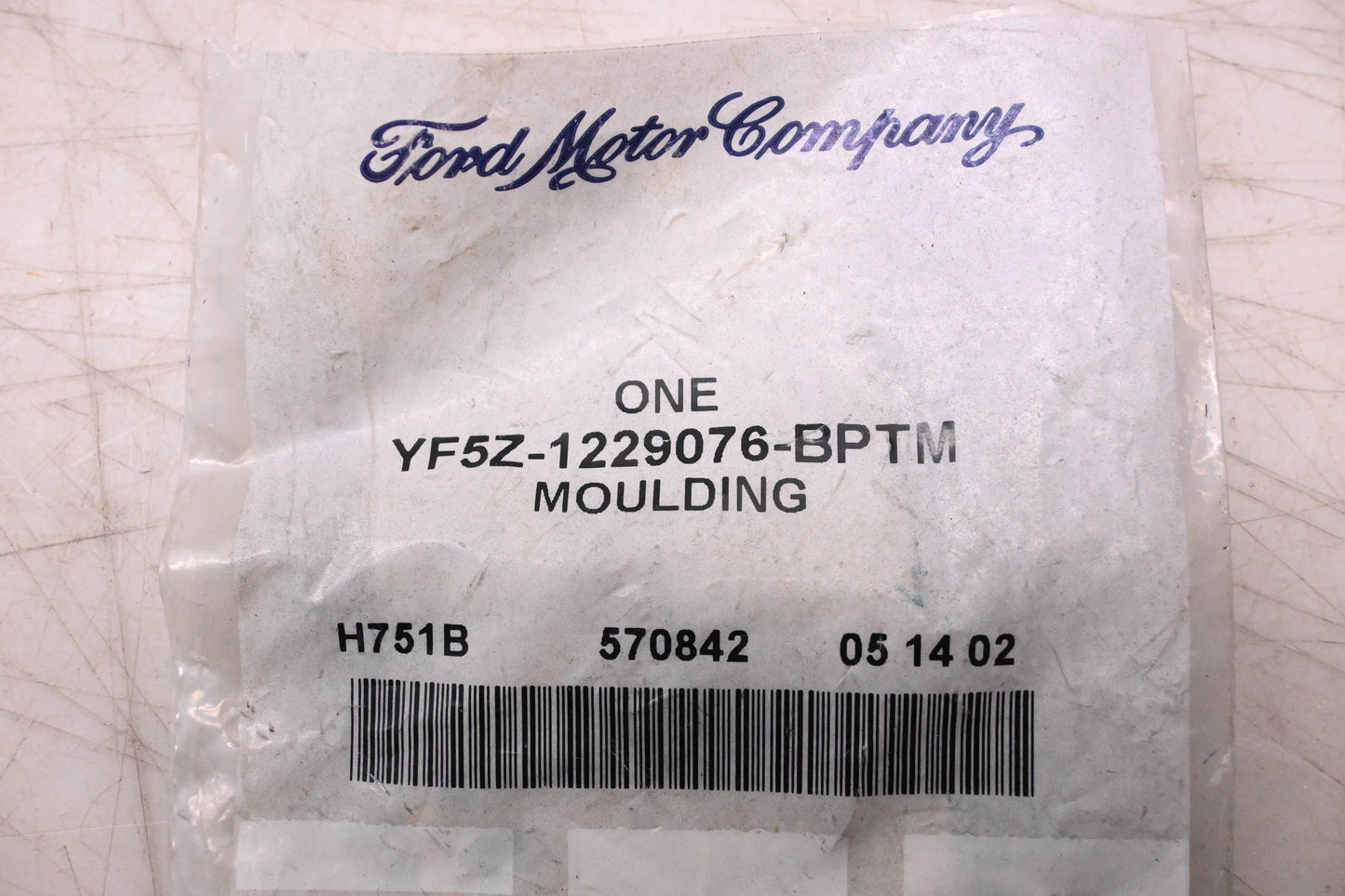 New OEM Ford YF5Z-1229076-BPTM Lower Body Side Moulding NOS