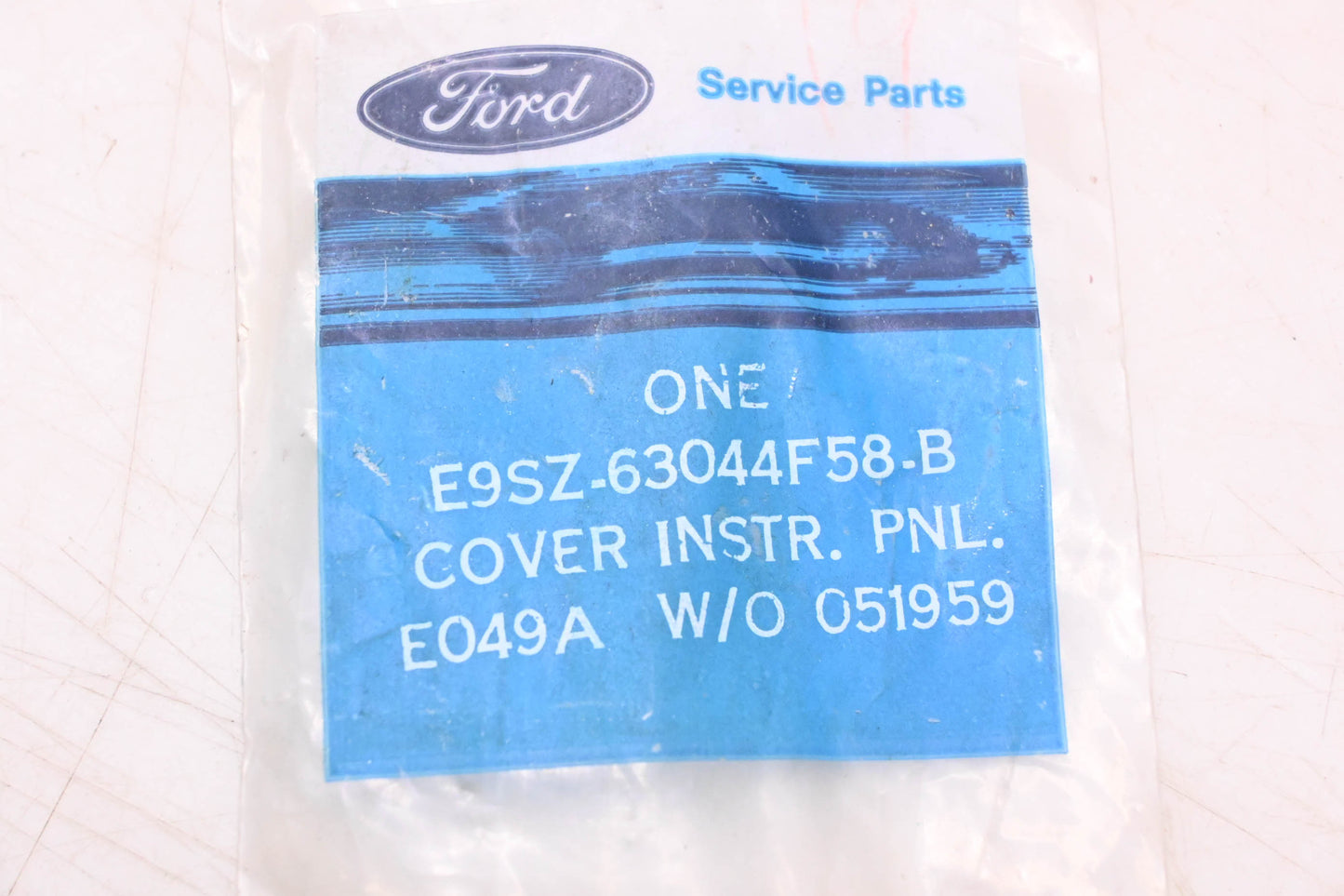 New OEM Ford E9SZ-63044F58-B Instrument Panel Cover NOS