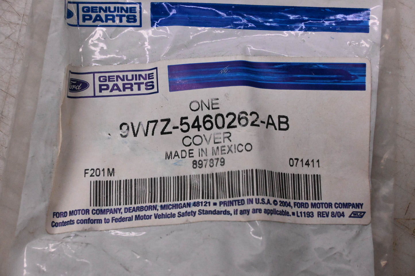 New OEM Ford 9W7Z-5460262-AB Upper Anchor Plate Cover NOS