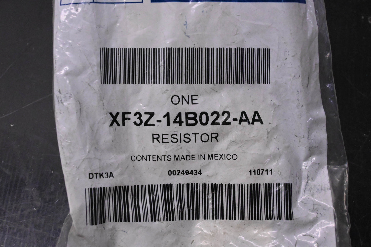 New OEM Ford XF3Z-14B022-AA Side Bag Light Eliminator Resistor Assembly NOS