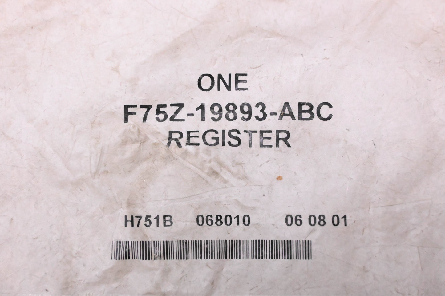New OEM Ford F75Z-19893-ABC Console Air Vent Register NOS