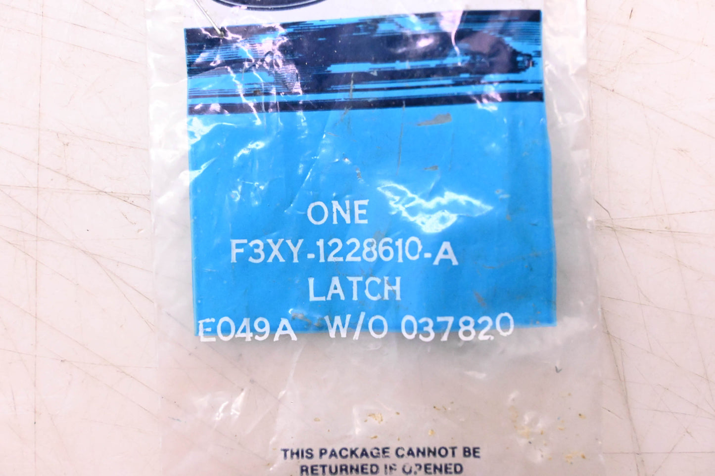 New OEM Ford F3XY-1228610-A Fuel Door Lock/ Latch NOS