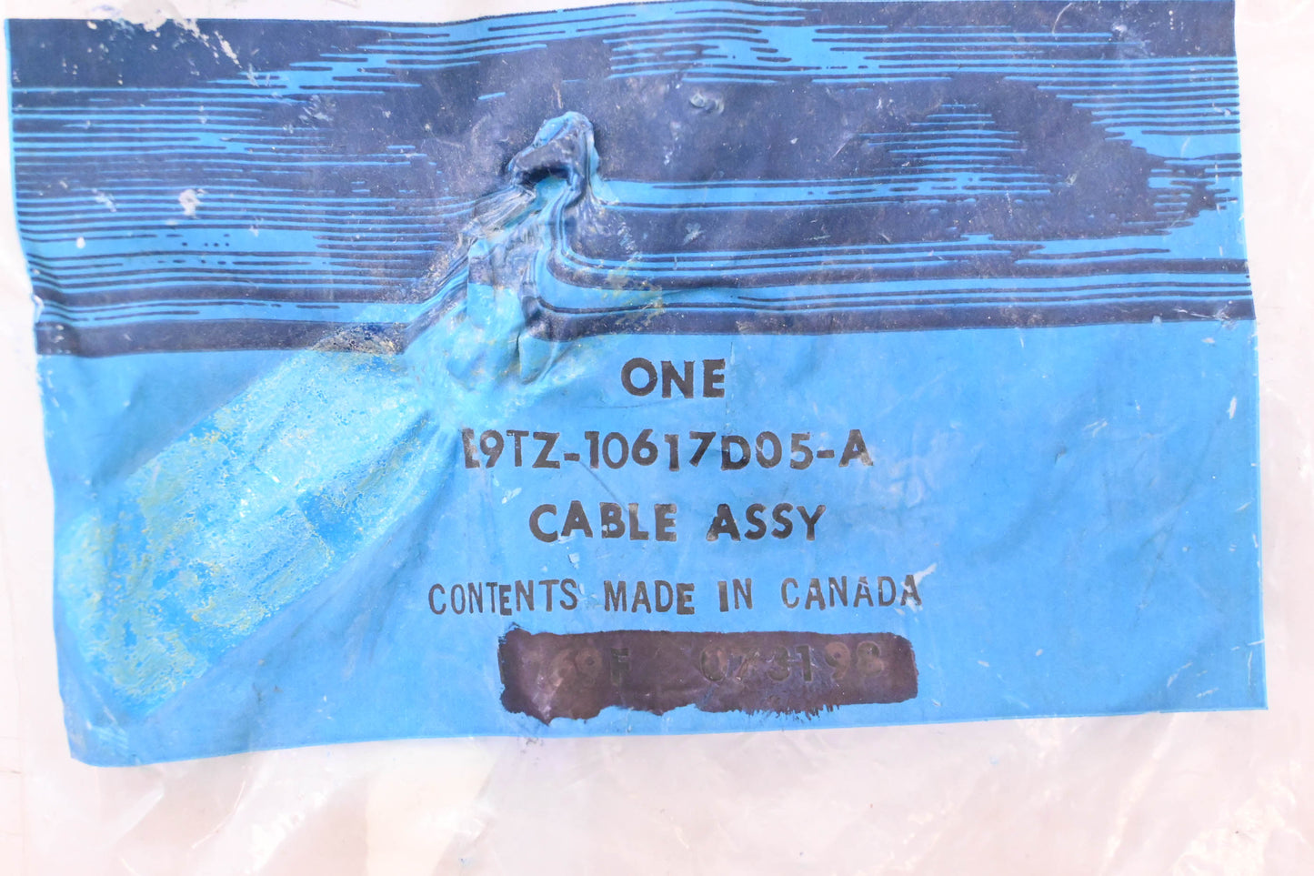 New OEM Ford E9TZ-10617D05-A Seat Adjustment Track Cable Assembly NOS