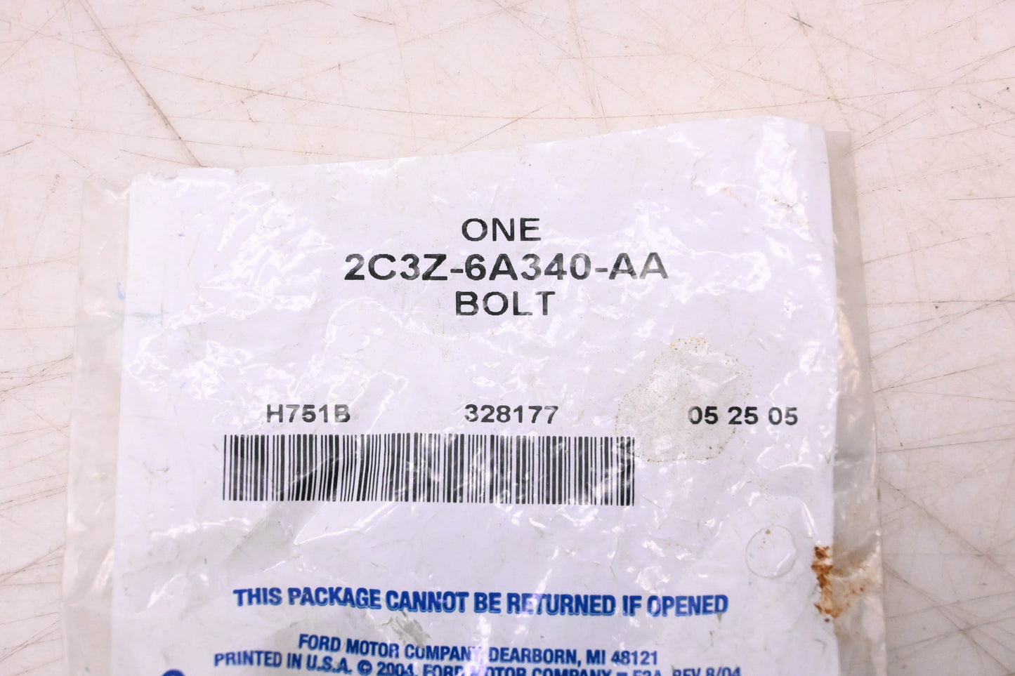 New OEM Ford 2C3Z-6A340-AA Crankshaft Damper Bolts Qty 2 NOS