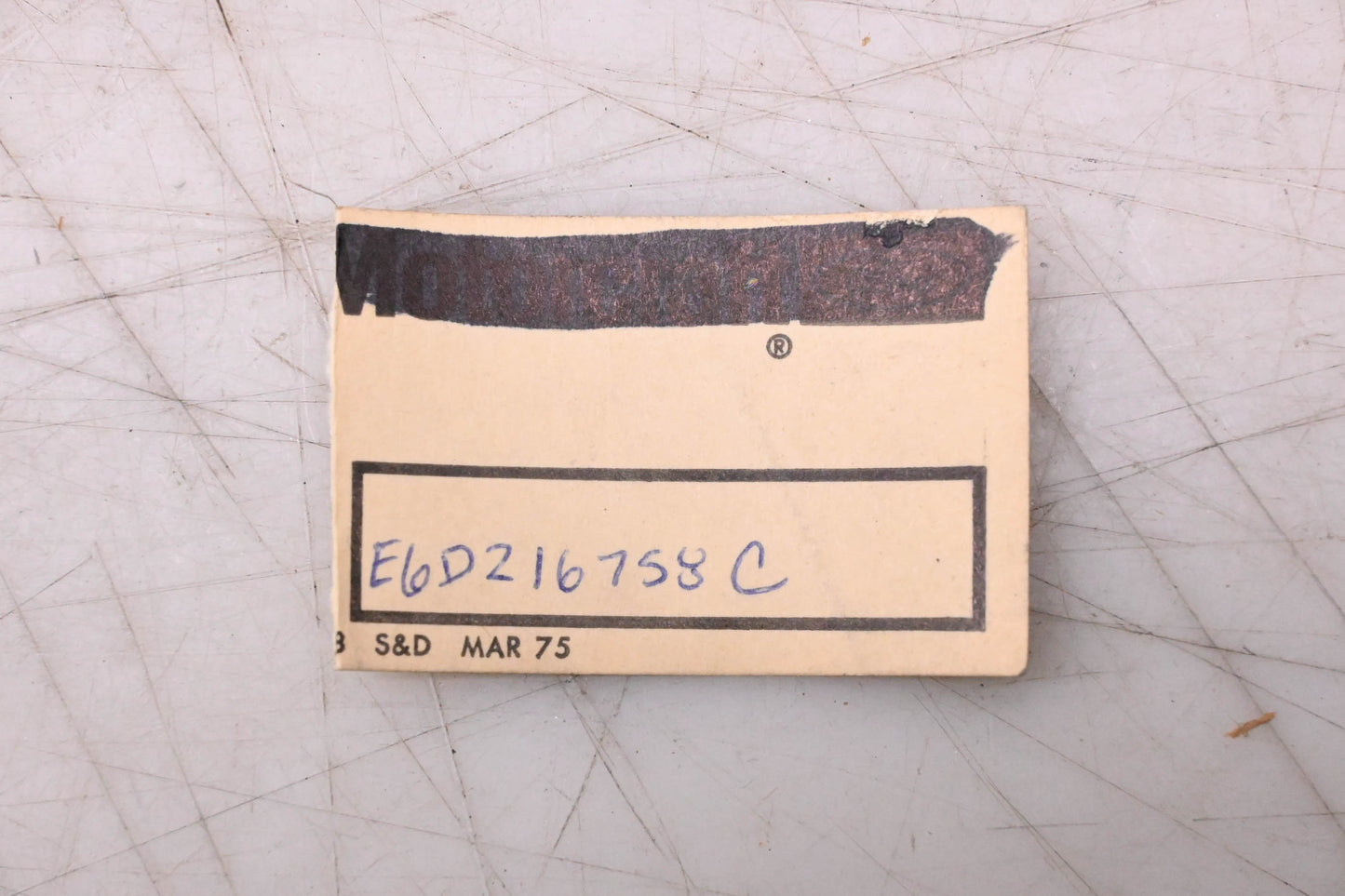 New OEM Ford E6DZ-16758-C Hood Bumper Assembly NOS