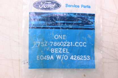 New OEM Ford F75Z-7860221-CCC Interior Trim Panel Bezel NOS