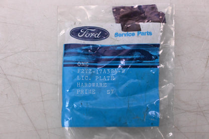 New OEM Ford F2TZ-17A386-B License Plate Bracket Hardware Kit NOS