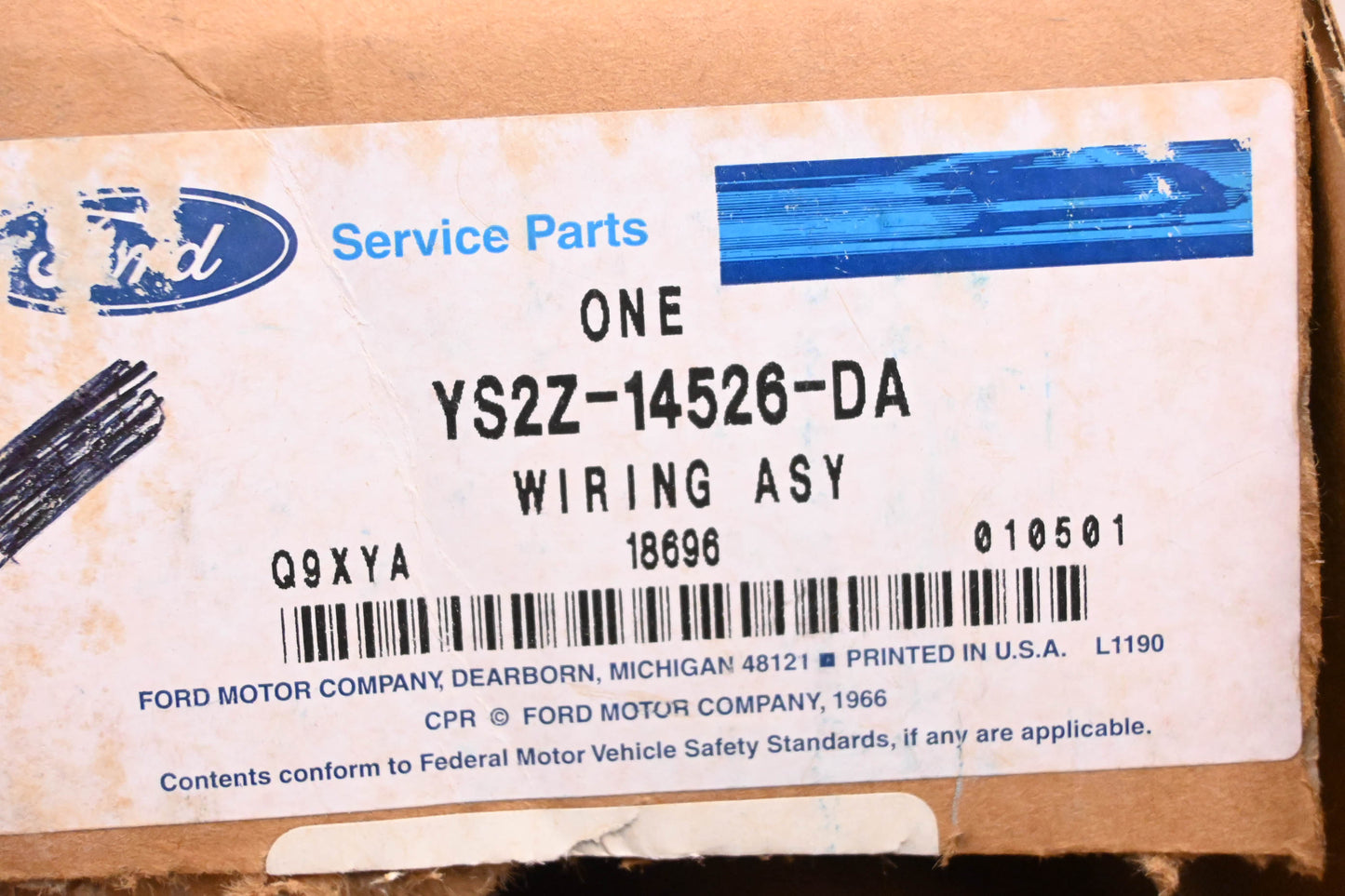 New OEM Ford YS2Z-14526-DA Engine Cooling Fan Circuit Breaker Assembly Kit NOS