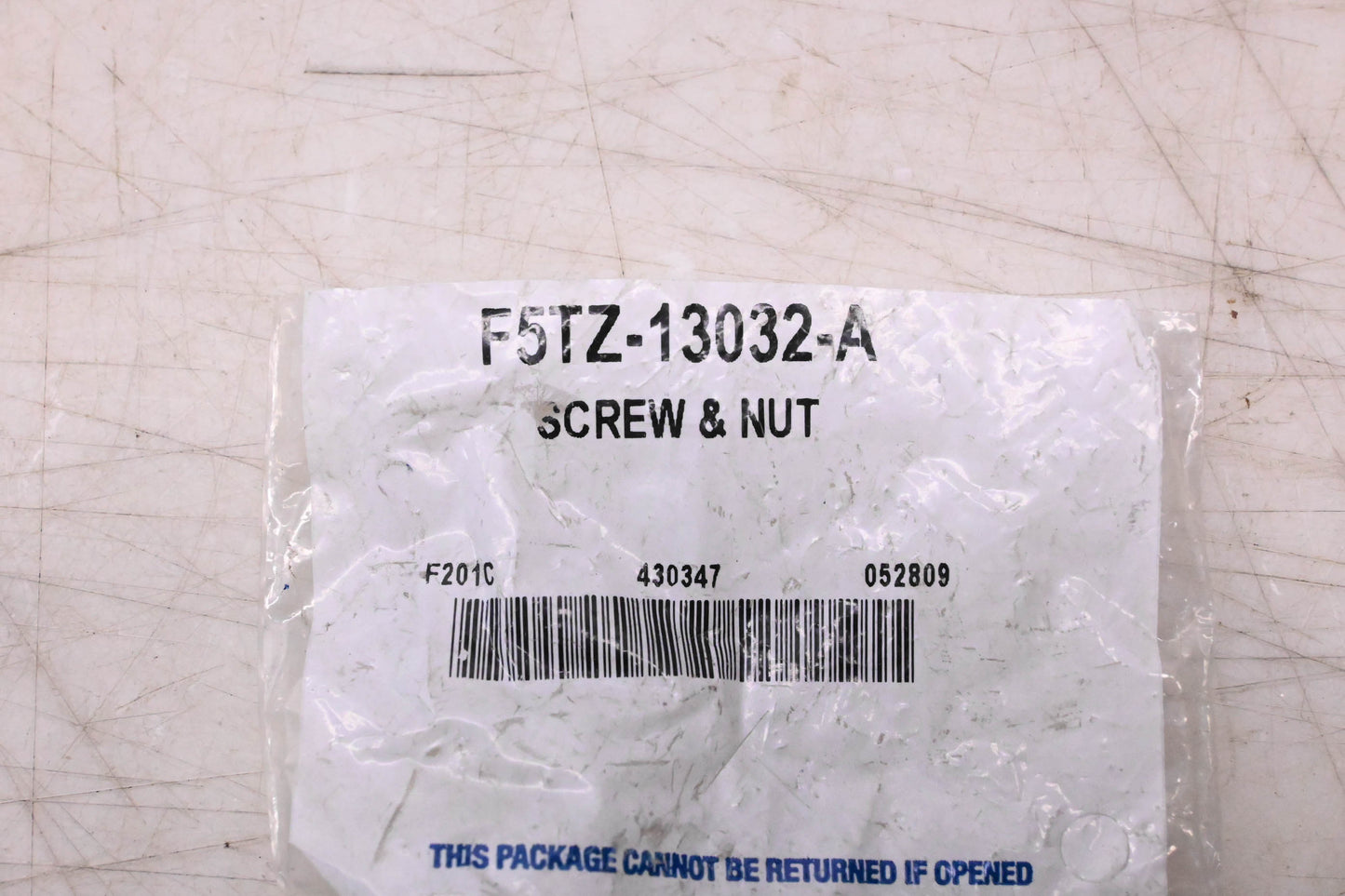 New OEM Ford F5TZ-13032-A Front Headlamp Adjustment Screw & Nut Assembly NOS