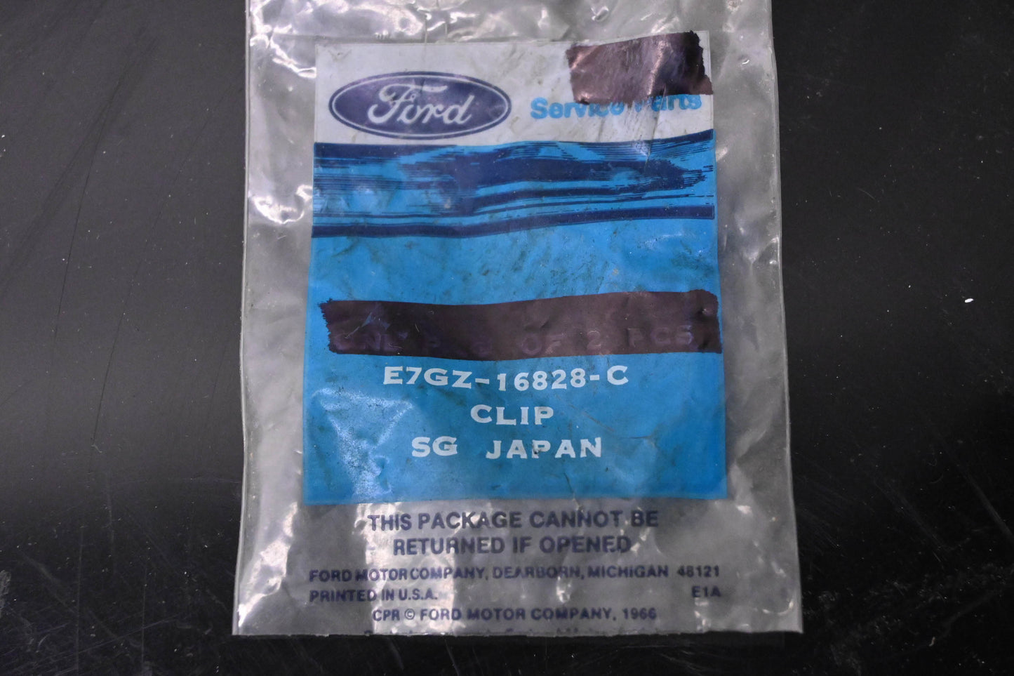 New OEM Ford E7GZ-16828-C Prop Rod Retainer NOS