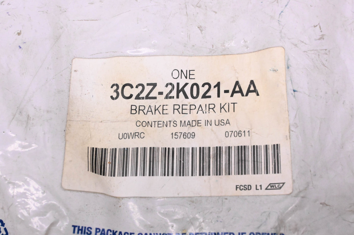 New OEM Ford 3C2Z-2K021-AA Brake Repair Kit NOS