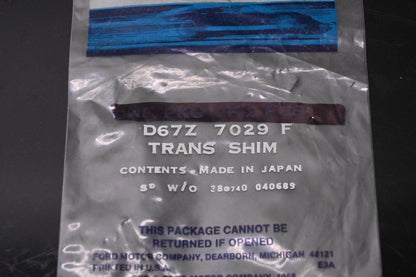 New OEM Ford D67Z-7029-F Thrust Washer NOS