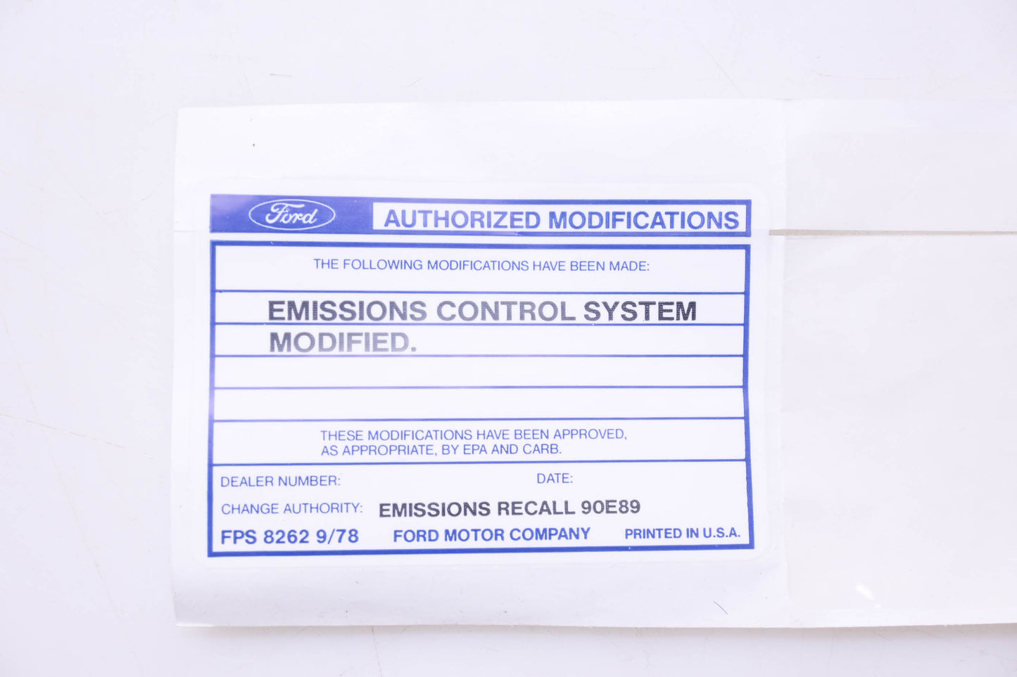 New OEM Ford FOPZ-12A335-AB Rod Kit NOS