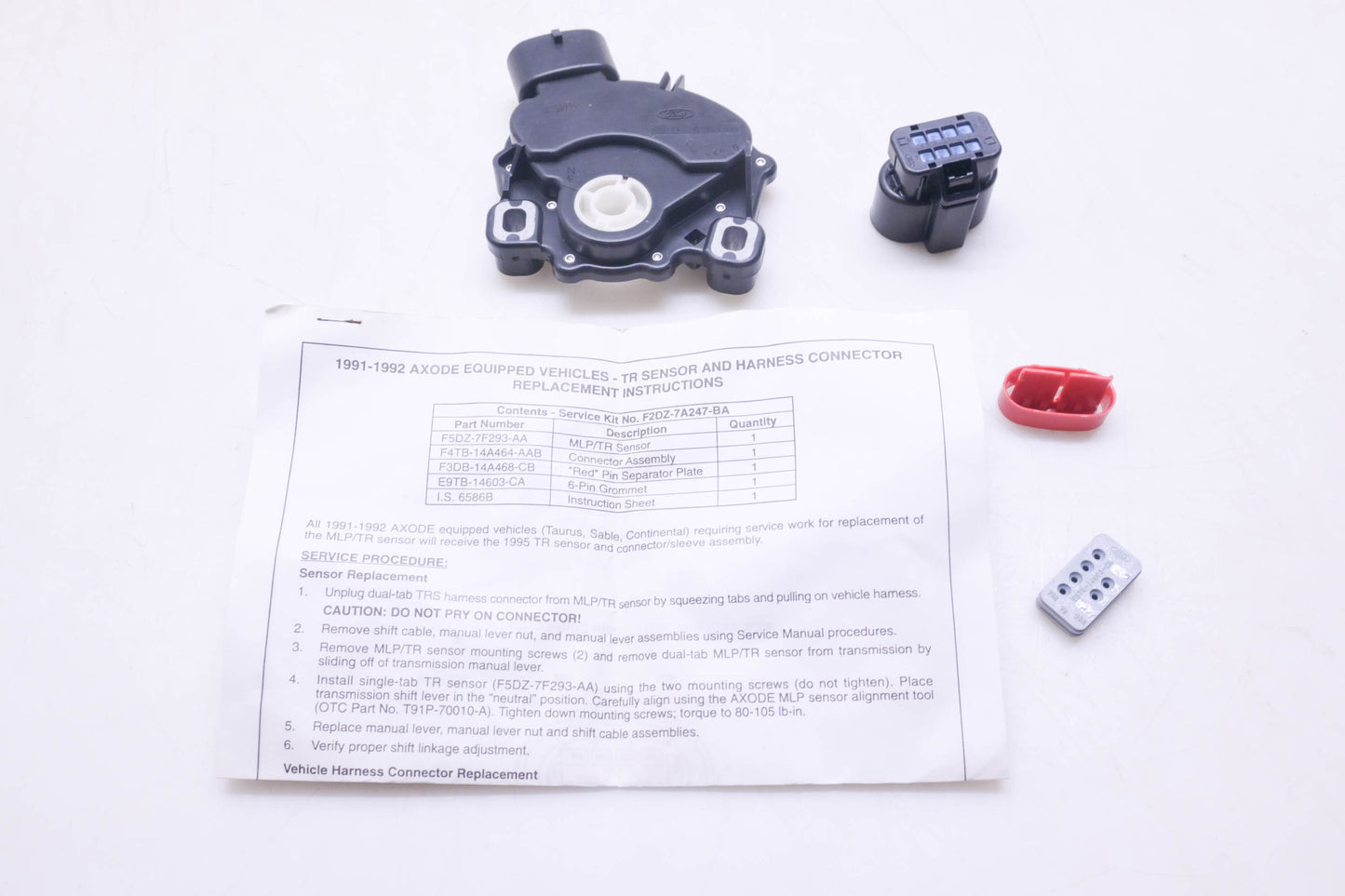 New OEM Ford F2DZ-7A247-A, F2DZ-7A247-BA Tr Sensor Harness Connector Kit NOS