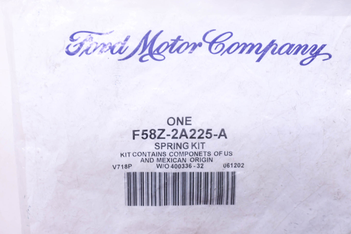 New OEM Ford F58Z-2A225-A Spring Kit NOS